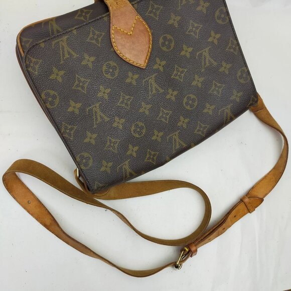 Authentic Louis Vuitton Cartouchiere GM Monogram Shoulder Bag LCMON194-112025 - Picture 4 of 9